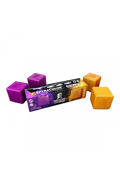 Spyra Комплект от 4 капсули с водни бои - лилаво/жълто