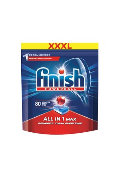 Finish Capsule pentru mașina de spălat vase All In 1 Max, 80 buc (automate)