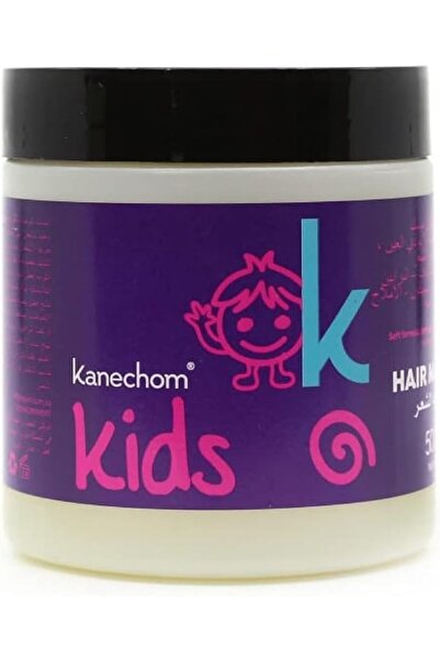 kanechom قناع ترطيب الشعر للأطفال، 500 مل، أبيض