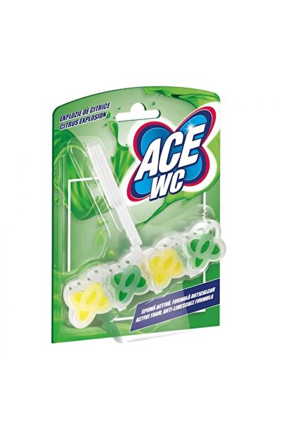 ACE Pachet de 4 odorizante pentru toaletă cu lămâie 48g