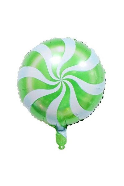 Domi Party & Gifts Balon din folie în formă de bomboană, verde, 45 cm