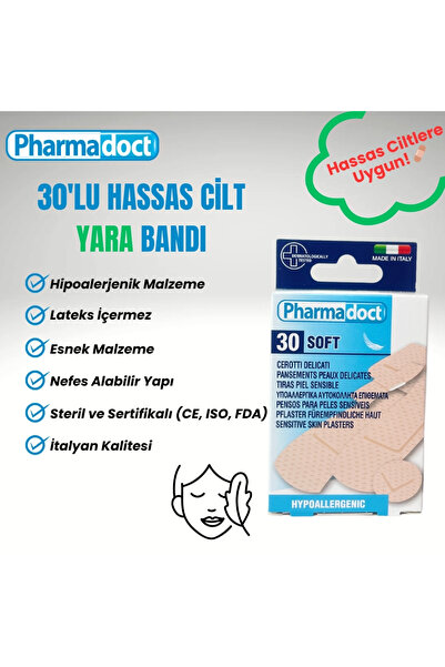 Yumuşak Yara Bandı | Hassas Ciltler İçin Güvenli & Steril | Hipoalerjenik & Lateks İçermez