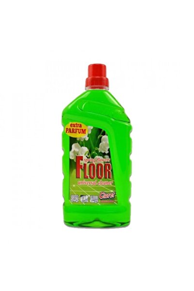 Cloret Pachet de 3 soluții de curățat podele Spring Flowers 1000ml