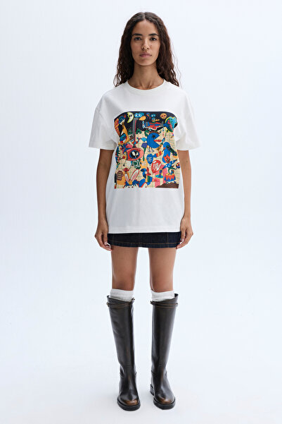 Mudo PRINTED CREW NECK T-SHIRT