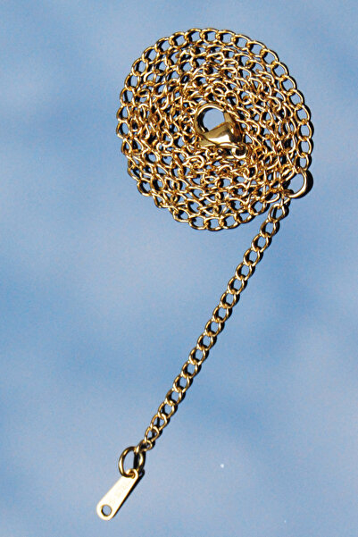 Rua Jewelry قلادة سلسلة كلاسيكية إيطالية من الفولاذ 2 مم لون ذهبي |   مقاوم ل...