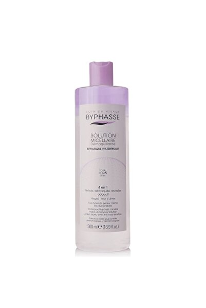 BYPHASSE Pack 2 x Waterproof Micellar Water 4in1 500ml