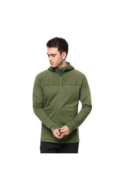 Jack Wolfskin Hirschberg Hooded FZ M, Men's fleece