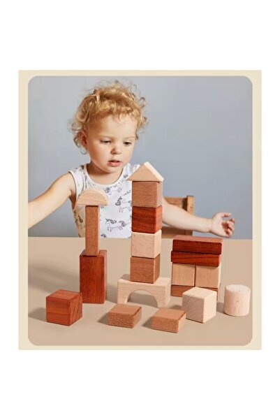 OEM Educational Wooden Construction Blocks (Montessori), Multicolor