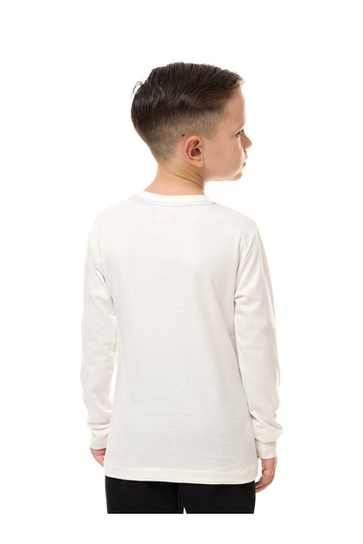 Victor and Jane By Styli Boys White Long Sleeve T-Shirt