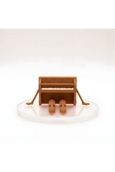 Store Ayaklı Mini Piyano Biblo