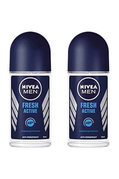 Nivea Men Deodorant roll-on Fresh Activ, 2 x 50 ml