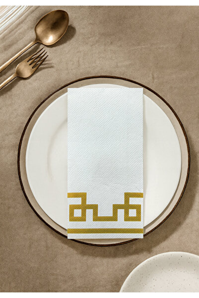 pelure store Luva Yellow Patterned 16-Piece Paper Airsoft Napkin