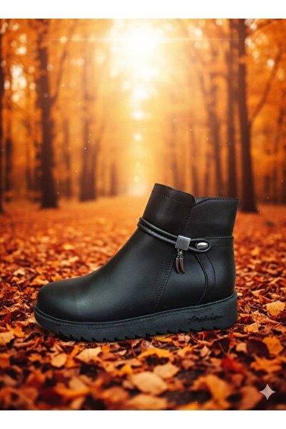 TRENDYSHOSE 6746 Kalın Taban Rahat Kaymaz Taban Bot