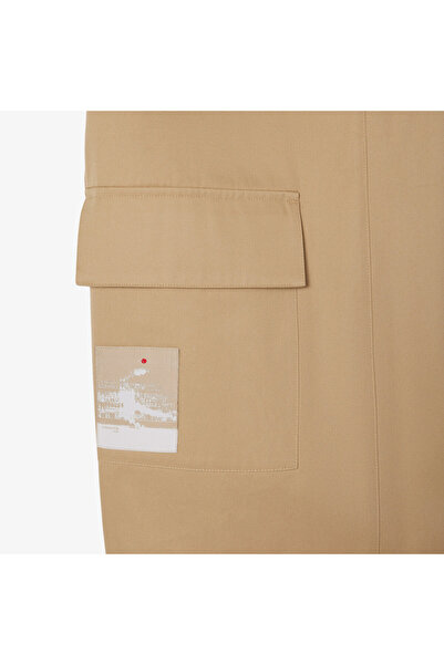 Lacoste Kadın Straight Fit Bej Etek