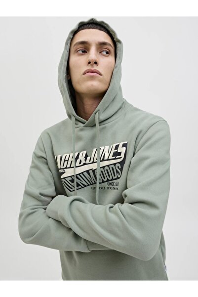 Jack & Jones JJELOGO Logo Graphic Hoodie