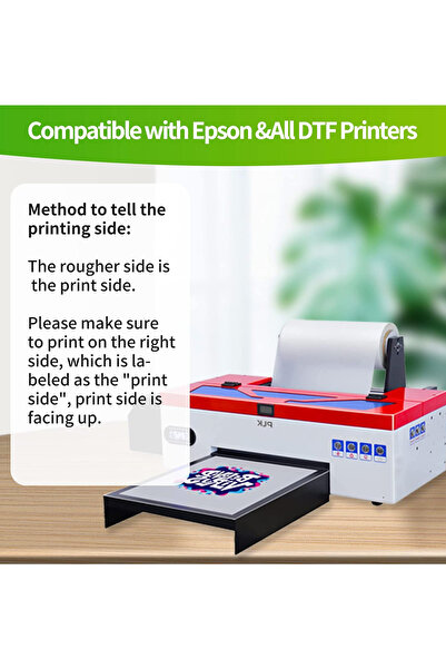 DMYRDH 100pcs DTF Transfer Film A4 Double Side Matte PET Sublimation Direct to Film Thermal Transfer Paper