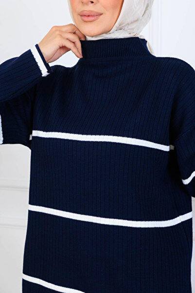 benguen Смугастий трикотажний комплект H25301 Синій