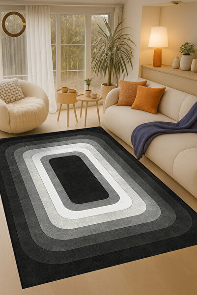 Rugs Modern Halı MOSSO Διακοσμητικό χαλί vintage με υφαντό σχέδιο και θέμα φυ...