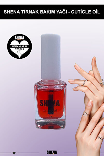 Shena Tırnak Eti Kütikül Bakım Yağı Cuticle Oil Fırçalı 12 ML 1 Şişe