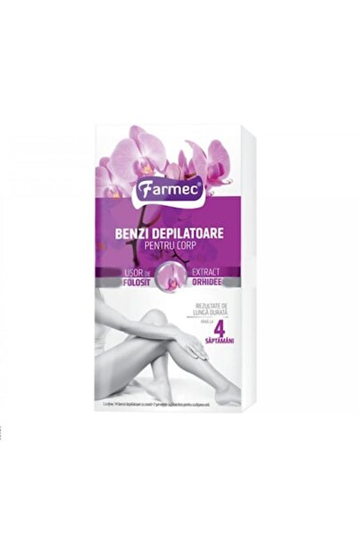 Farmec 3 x Benzi de ceară corporală (2 utilizări) Orchid, 14 buc