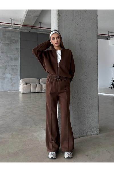 BayBayan ŽENSKA BOMBER JAKNA SA ZATVOROM I TRENERKA SET