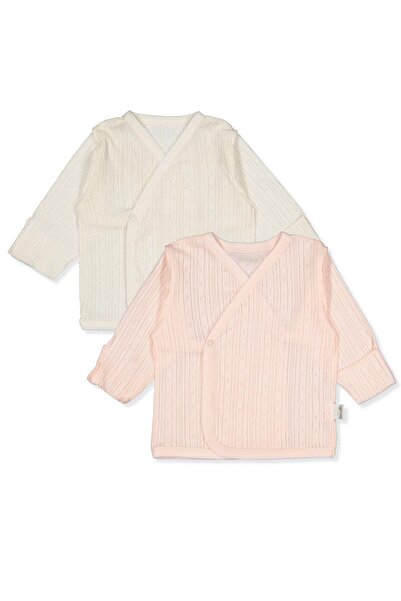 Bebetto External Stitching Openworked External Zibin 2-Piece (Basic/25) Pink