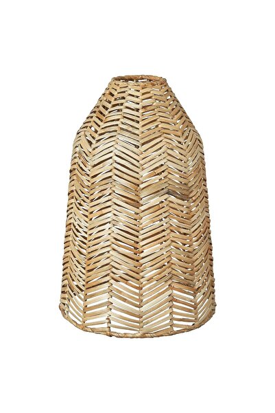 hobiurun Bohem Özel Tasarım Rattan Sarkıt Lamba Abajur Başlığı - Tekli 29 cm ...