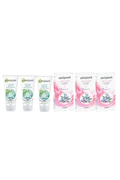 ELMIPLANT Set de îngrijire personală - 3 x 100ml cremă de mâini cu aloe vera,...