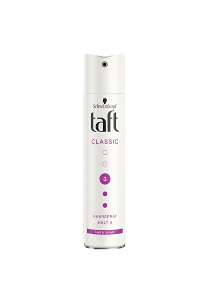 Taft Pack of 3 Classic Hairspray Hold 3 250ml