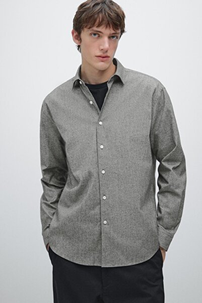 Massimo Dutti Melanj Oxford regular fit gömlek