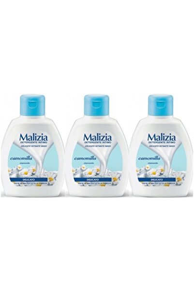 Malizia Set 3x Săpun Lichid Intim 200ml - Mușețel, Prospețime Toată Ziua, Pro...