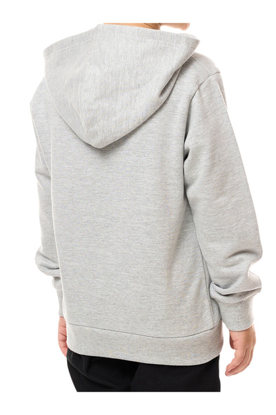 Victor and Jane By Styli Boys Grey Graphic Print Hoodie