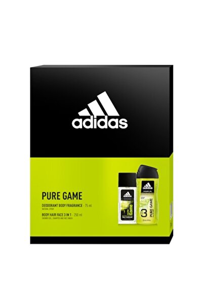 adidas Pure Game Gift Set: Deodorant Spray 75 ml + Shower Gel 250 ml