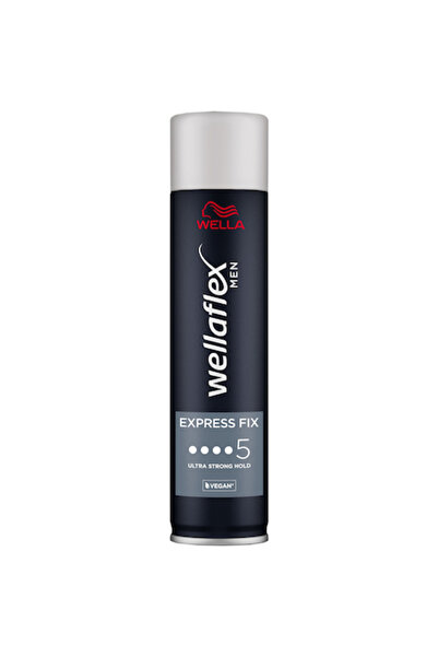 Wella Wellaflex Men Express Fix Hairspray, Ultra-strong hold 5/6, 250 ml