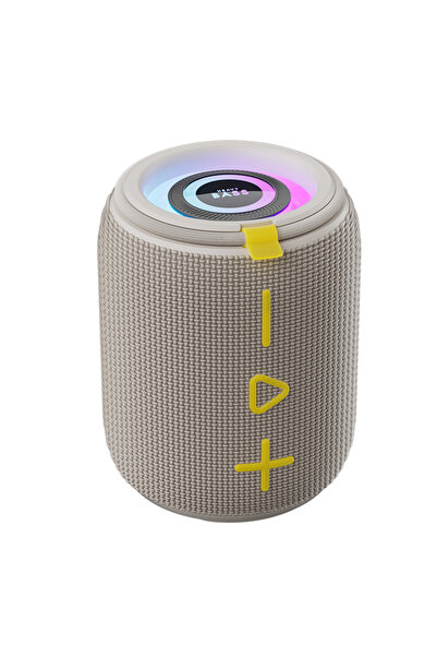 MTL Bluetooth Hoparlör LED Işıklı Taşınabilir Güçlü Bas Subwoofer Etkili Daya...