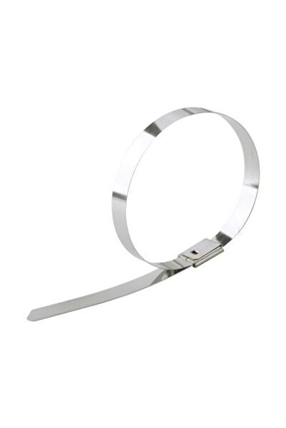 TORK Paslanmaz Çelik Kablo Bağı Cırt Kelepçe 7,9X370 Metalik 304 kalite 100 '...