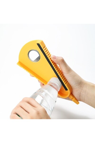 SMARTECH Multifunctional opener for cans/bottles/jars, ABS/Rubber, Yellow
