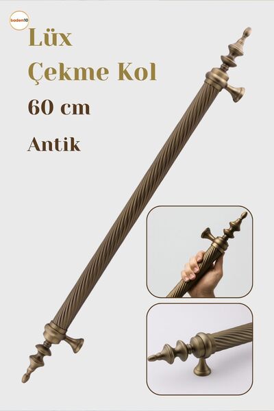 Badem10 Otag Antique 60 cm Door Pull Handle Grip Handle Steel Exterior Door Handle Sliding Door Luxury Model