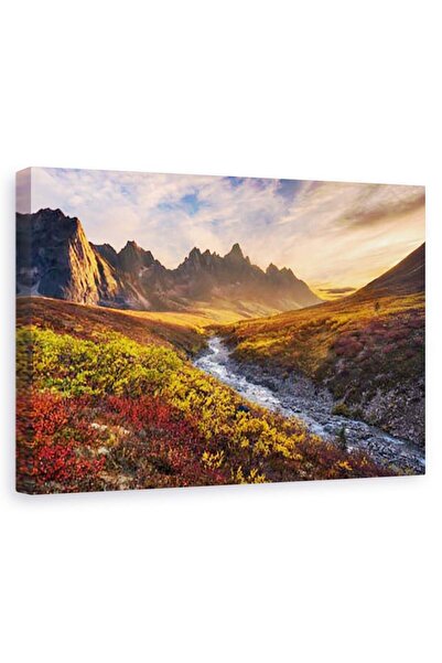 Tablouri Decor Tablou canvas - Paradis montan, Peisaj, Toamna, Colorat, Munte...