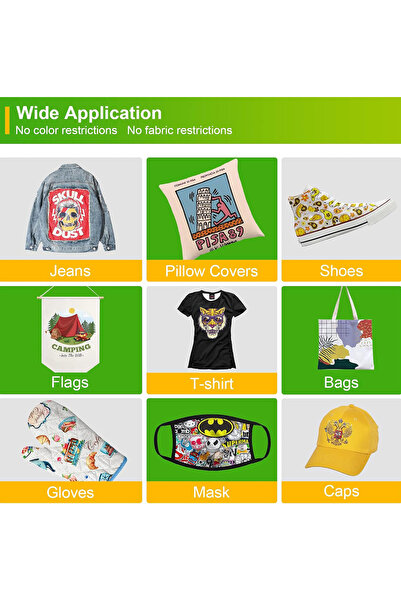 DMYRDH 100pcs DTF Transfer Film A4 Double Side Matte PET Sublimation Direct to Film Thermal Transfer Paper