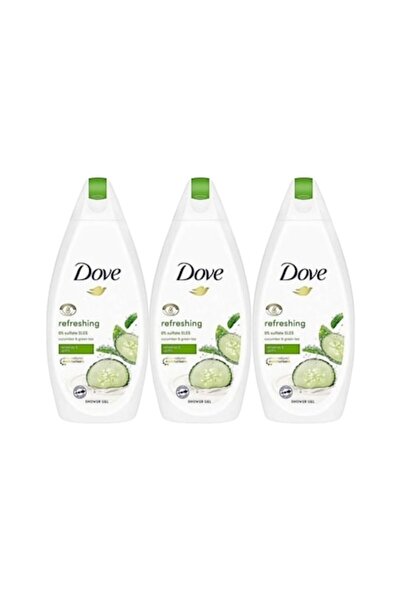 Dove Shower Foam Set 3 x 750ml Cucumber — Cleansing & Intense Hydration