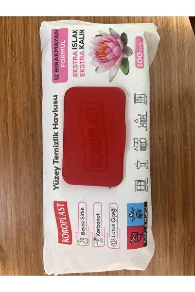 Koroplast yüzey temizlik havlusu (beyaz sirke,karbonat,lotus çiçeği)