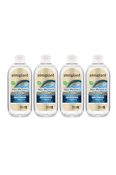 ELMIPLANT Set of 4 Micellar Water 400ml - Hyaluronic Gold