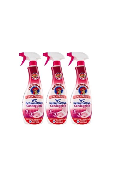 Chanteclair Set 3 x Chante Clair WC Foam Spray 625 ml (Chlorine)