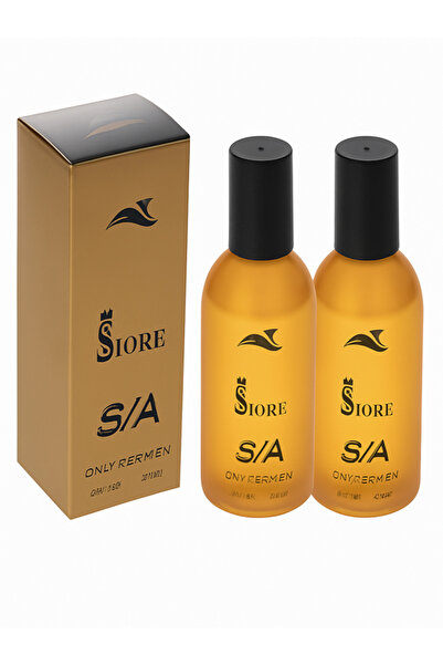 SIORE Kalıcı Gold Erkek Parfüm 2 Adet (100mlx2)