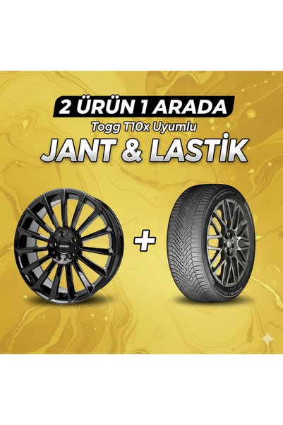 kormetal Togg T10x Uyumlu Momo225/60R18 Dört Mevsim Lastiği 4 Adet Yılı:2025+CA178018 B 18"Jant 4 Adet