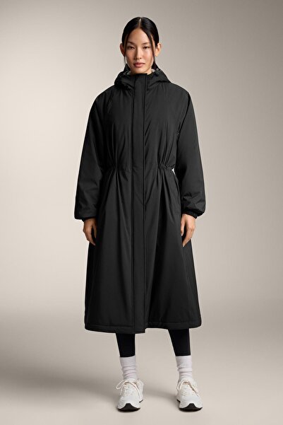 Oysho 10k Thindown® waterproof extra-light long padded jacket