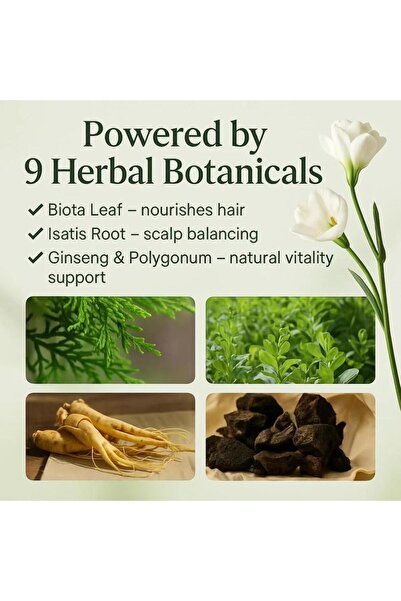 Seven Green صابون شامبو للشعر يحتوي على أكثر من 12 عشبة ومستخلصات نباتية طبيعية 100%