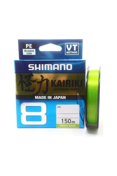 Shimano خيط صيد ميسينا كايريكي 8 150 متر 0.06 ملم 5.3 كجم أخضر اللون