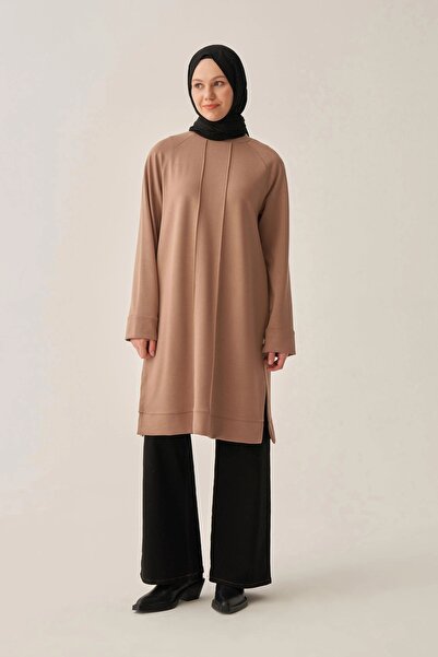 ALLDAY Vizon-Yumuşak Dokulu Nervürlü Tunik